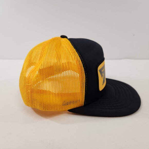 Trans Western Express Trucker Hat Mesh Back Black Vtg 1980 Unisex Adjustable - Picture 8 of 9